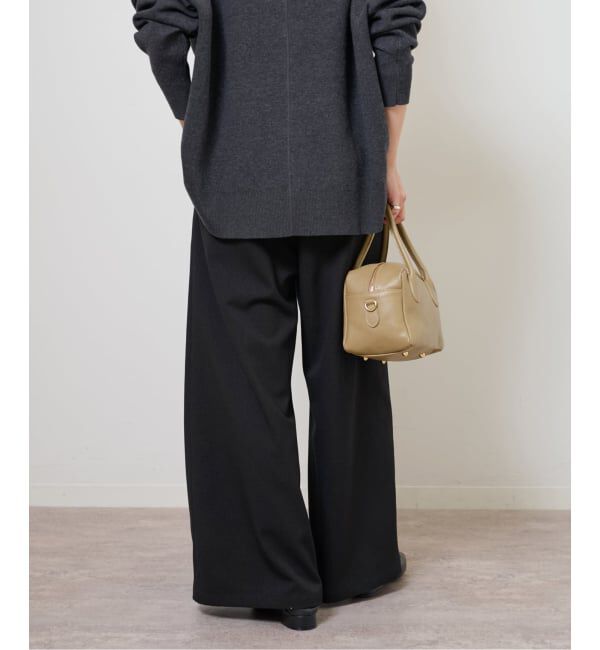 JOURNAL STANDARD relume「《追加2》ウォッシャブルサージストレッチタックワイドパンツ」|スラックス|