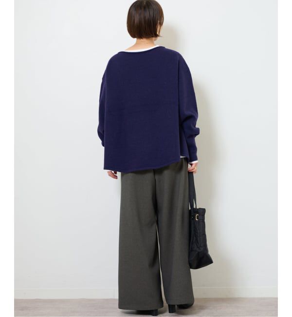 JOURNAL STANDARD relume「《追加2》ウォッシャブルサージストレッチタックワイドパンツ」|スラックス|