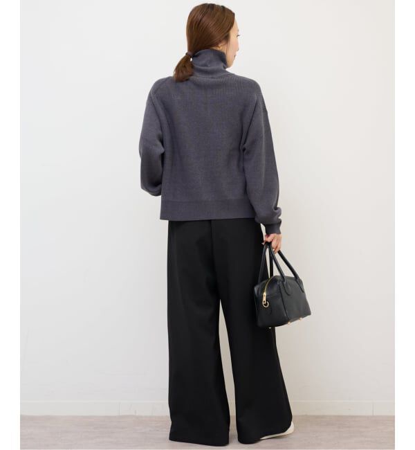 JOURNAL STANDARD relume「《追加2》ウォッシャブルサージストレッチタックワイドパンツ」|スラックス|