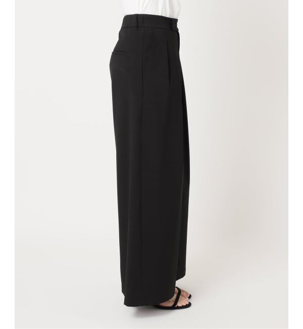 JOURNAL STANDARD relume「《追加2》ウォッシャブルサージストレッチタックワイドパンツ」|スラックス|