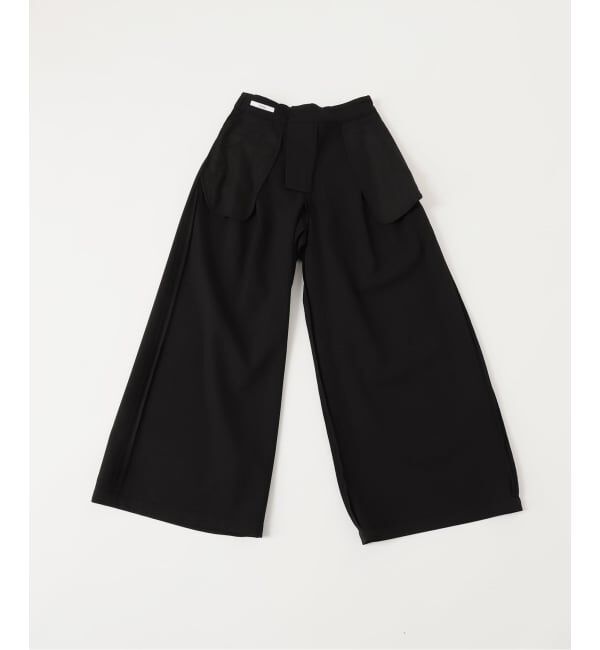 JOURNAL STANDARD relume「《追加2》ウォッシャブルサージストレッチタックワイドパンツ」|スラックス|