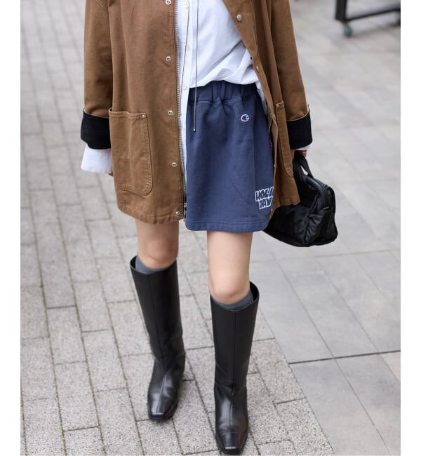 JOURNAL STANDARD「別注【CHAMPION*JOURNAL STANDARD by HOLIDAY】MINI SKIRT」|スカート|ネイビー