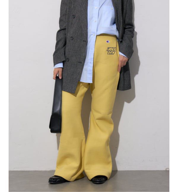 JOURNAL STANDARD「別注【CHAMPION*JOURNAL STANDARD by HOLIDAY】FLARE PANTS」|その他|イエロー