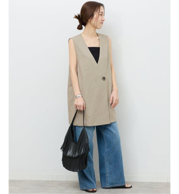 JOURNAL STANDARD relume「《予約》リネンライクAラインジレ」|その他|