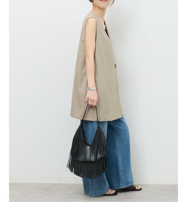 JOURNAL STANDARD relume「《予約》リネンライクAラインジレ」|その他|