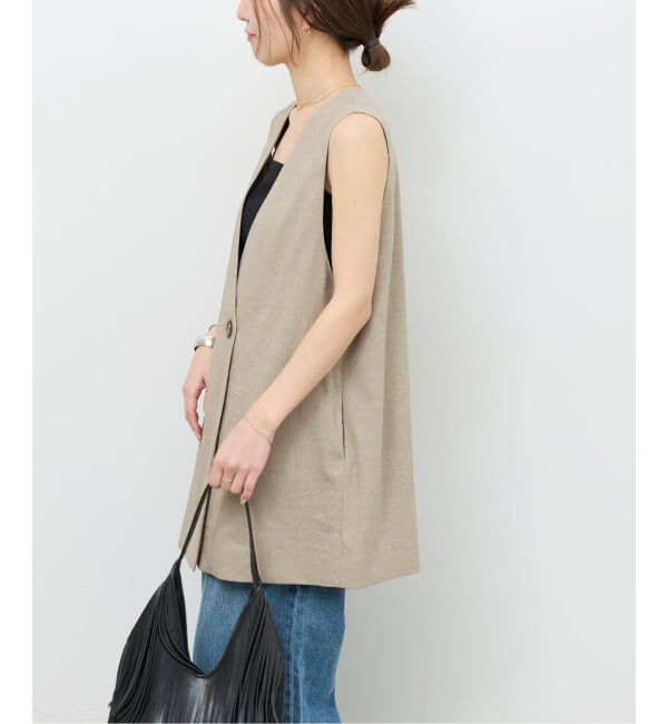 JOURNAL STANDARD relume「《予約》リネンライクAラインジレ」|その他|