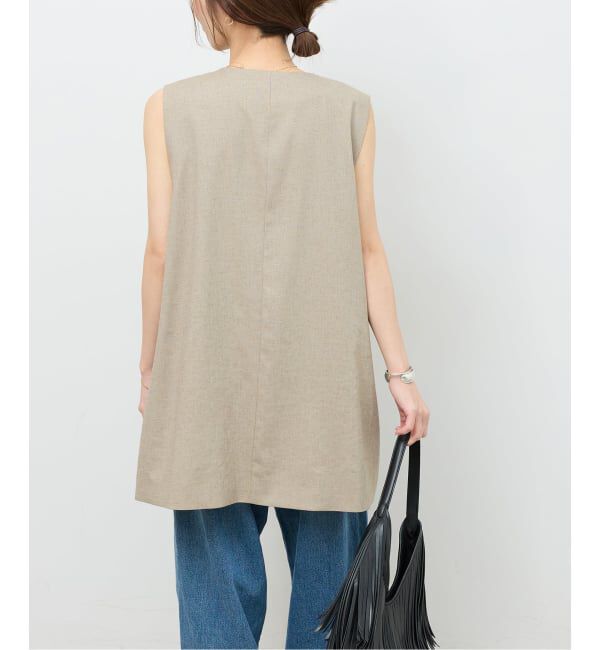 JOURNAL STANDARD relume「《予約》リネンライクAラインジレ」|その他|