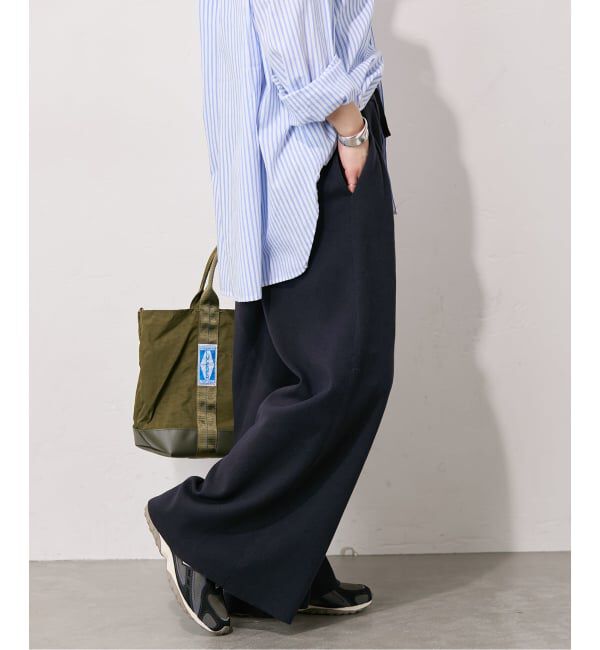 JOURNAL STANDARD「《予約》コットンシルクミックスタックワイドパンツ」|その他|