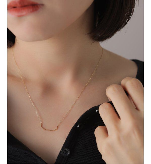 Lilas by Spick&Span「5角モチーフネックレス K10」|ネックレス|