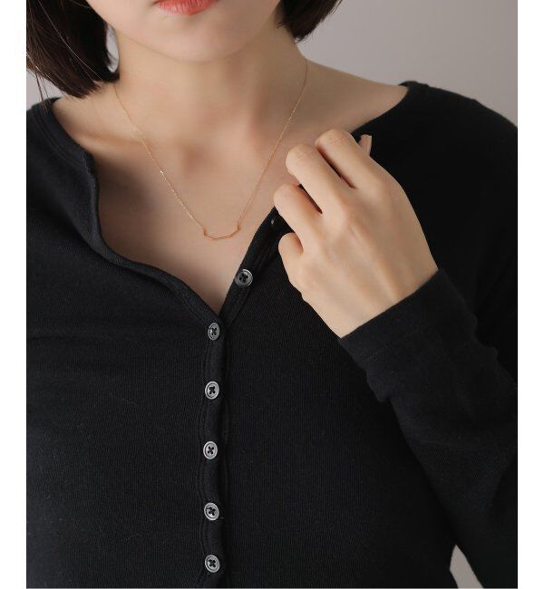 Lilas by Spick&Span「5角モチーフネックレス K10」|ネックレス|