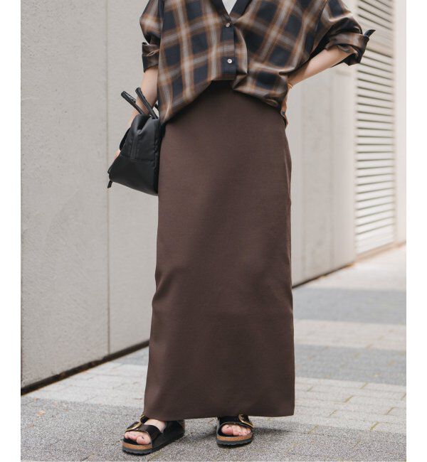 Spick and Span「《WEB限定》ウォッシャブルニットタイトスカート」|スカート|