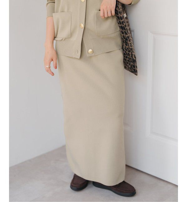 Spick and Span「《WEB限定》ウォッシャブルニットタイトスカート」|スカート|