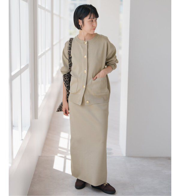 Spick and Span「《WEB限定》ウォッシャブルニットタイトスカート」|スカート|