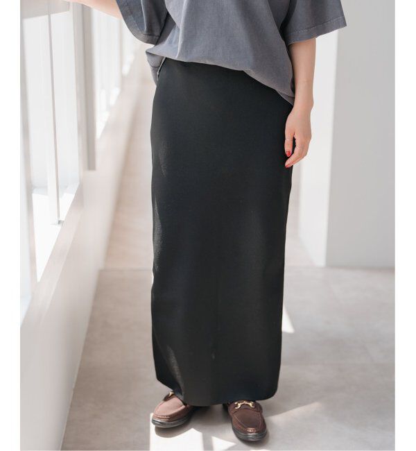 Spick and Span「《WEB限定》ウォッシャブルニットタイトスカート」|スカート|