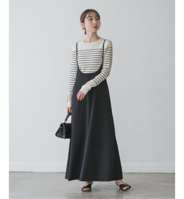 NOBLE「ボタンディテールタイトリブニット」|ニット・セーター|