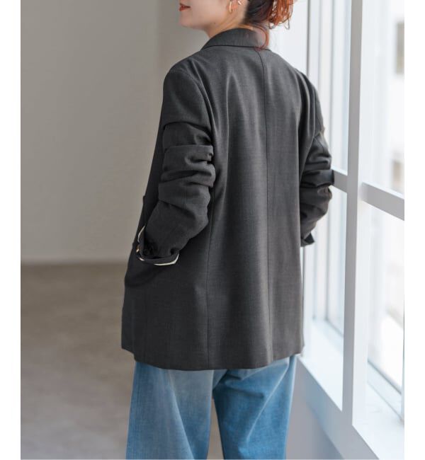 Spick and Span「ウールブレンドダブルブレストジャケット」|テーラードジャケット|