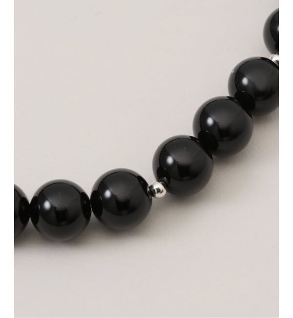 FRAMeWORK「PREEK/プリーク howraw round stone nl onyx ネックレス」|ネックレス|