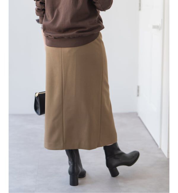 Spick and Span「ダブルクロスIラインスカート」|スカート|