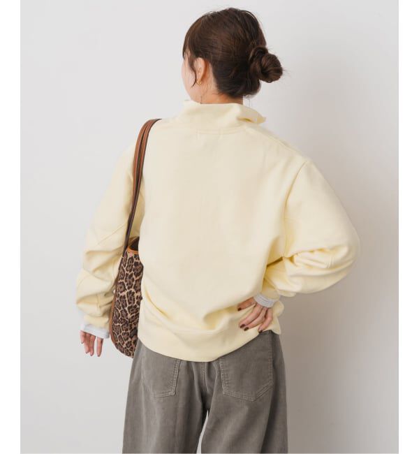 Spick and Span「ブラッシュドテリーハーフジッププルオーバー」|Tシャツ・カットソー|
