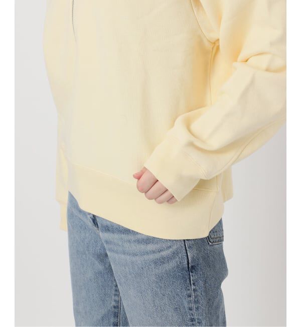 Spick and Span「ブラッシュドテリーハーフジッププルオーバー」|Tシャツ・カットソー|