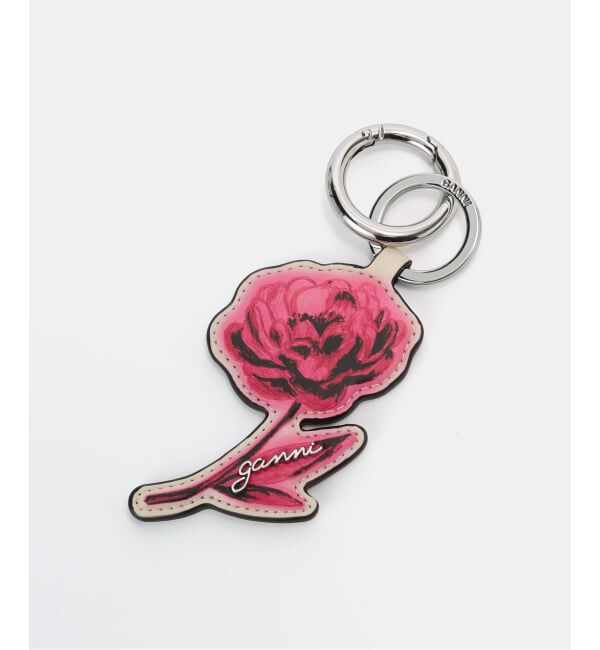 U by SPICK&SPAN「GANNI/ガニー Flower Keyring」|キーケース|