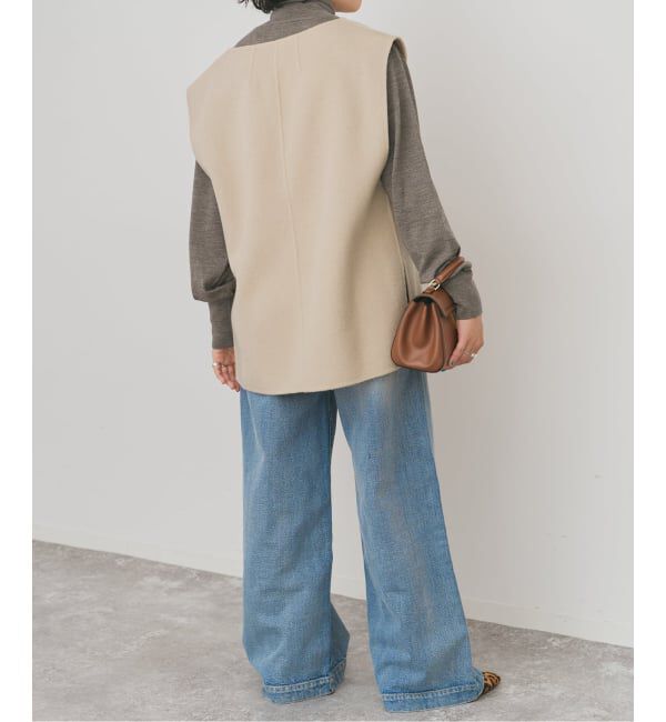 ダブルフェイスVネックベスト（Spick and Span）｜ルミネの