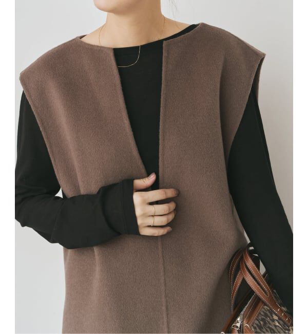 ダブルフェイスVネックベスト（Spick and Span）｜ルミネの