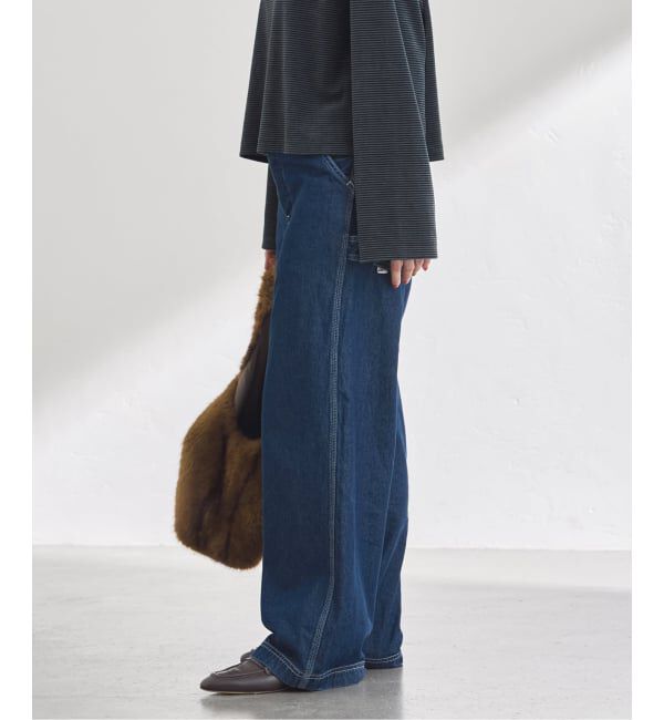FRAMeWORK「UNION HERCULES/ユニオンヘラクレス MADE オーバーサイズペインターパンツ」|デニム|