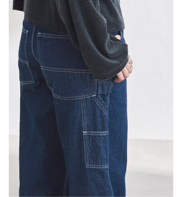 FRAMeWORK「UNION HERCULES/ユニオンヘラクレス MADE オーバーサイズペインターパンツ」|デニム|