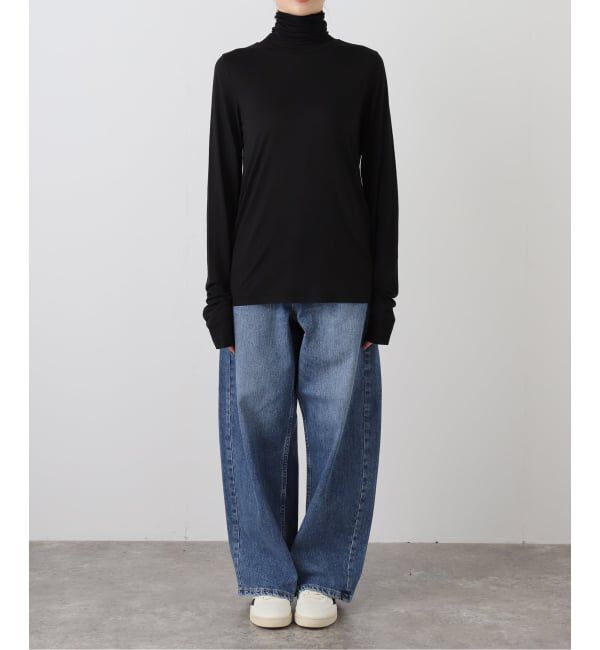 FRAMeWORK「ATON/エイトン MODAL SILK JERSEY TURTLENECK」|Tシャツ・カットソー|