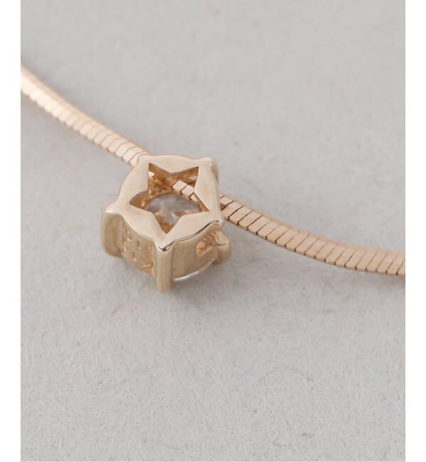 Lilas by Spick&Span「10thコンパクトチェーンダイヤネックレス K10」|ネックレス|