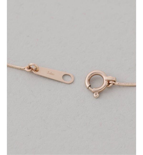 Lilas by Spick&Span「10thコンパクトチェーンダイヤネックレス K10」|ネックレス|