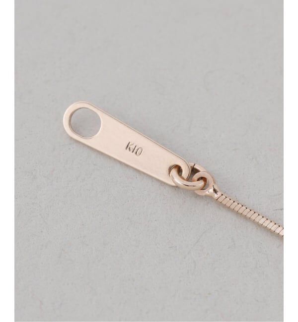 Lilas by Spick&Span「10thコンパクトチェーンダイヤネックレス K10」|ネックレス|