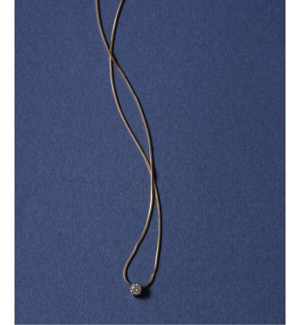 Lilas by Spick&Span「10thコンパクトチェーンダイヤネックレス K10」|ネックレス|