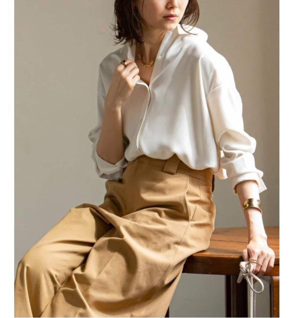 NOBLE「《追加》シーズンカラープレーンシャツ14」|シャツ・ブラウス|