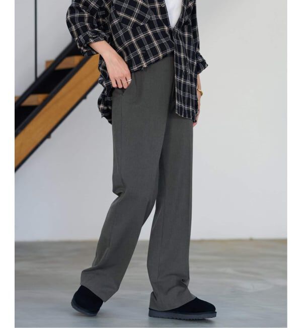 FRAMeWORK「≪追加≫裏起毛フレアパンツ 4」|スラックス|