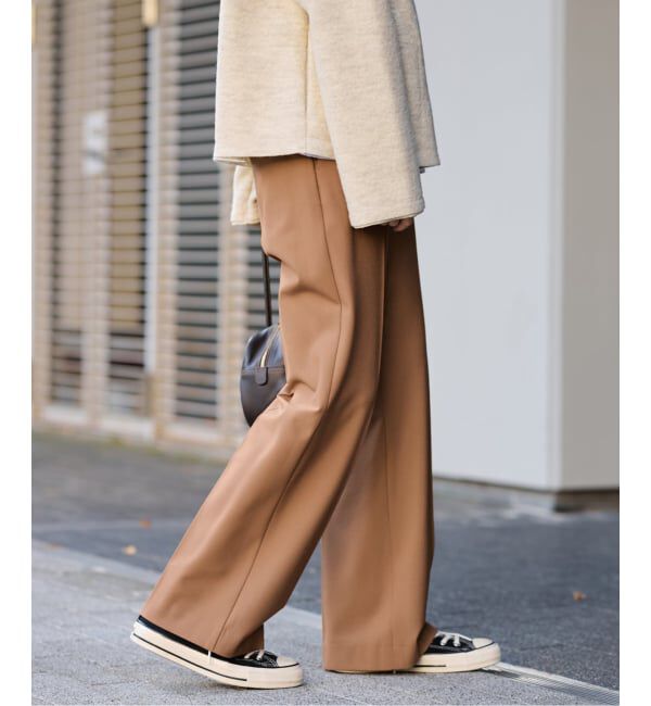 FRAMeWORK「≪追加≫裏起毛フレアパンツ 4」|スラックス|