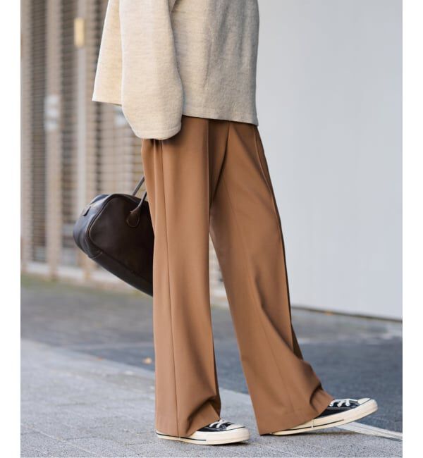 FRAMeWORK「≪追加≫裏起毛フレアパンツ 4」|スラックス|