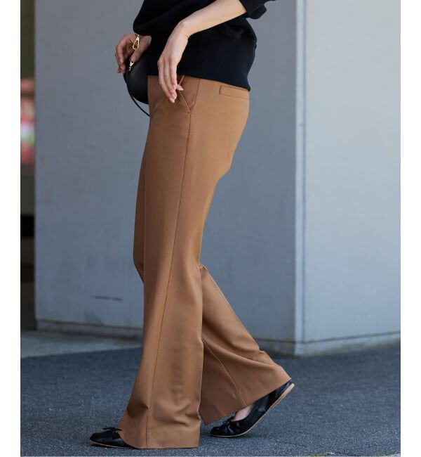 FRAMeWORK「≪追加≫裏起毛フレアパンツ 4」|スラックス|