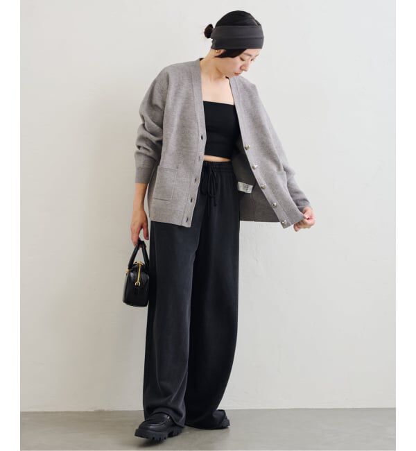 U by SPICK&SPAN「《追加》ハートボタンVカーディガン」|カーディガン|