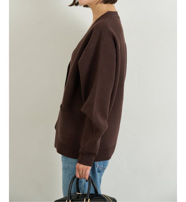 U by SPICK&SPAN「《追加》ハートボタンVカーディガン」|カーディガン|