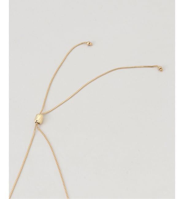 FRAMeWORK「GIGI/ジジ gold line slide ネックレス」|ネックレス|