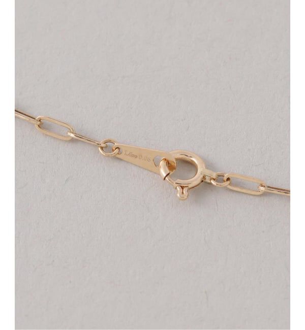 Lilas by Spick&Span「アップグレードホワイトトパーズネックレス K18」|ネックレス|