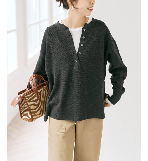 Spick and Span「ウォームコットン ロングスリーブプルオーバー」|Tシャツ・カットソー|