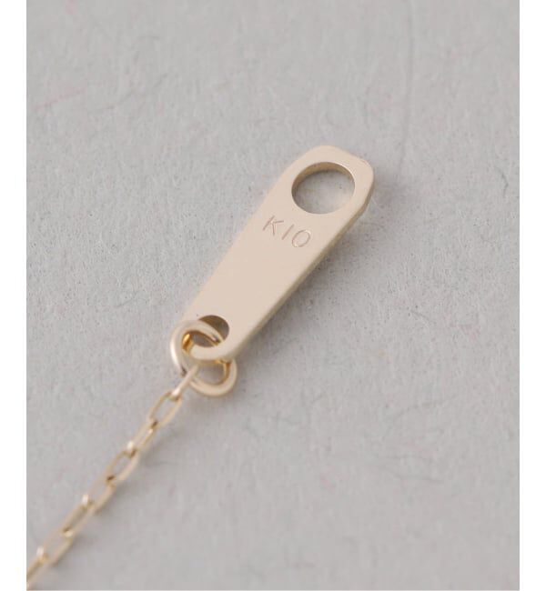 Lilas by Spick&Span「クロスダイヤネックレス K10」|ネックレス|