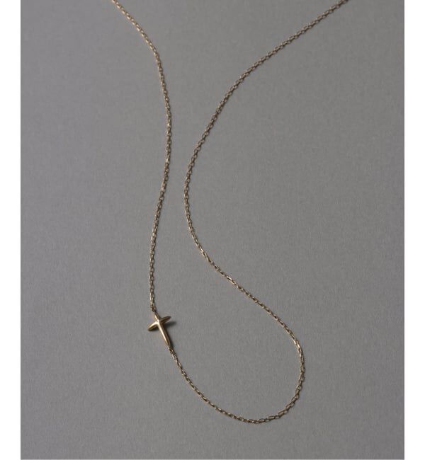 Lilas by Spick&Span「クロスダイヤネックレス K10」|ネックレス|