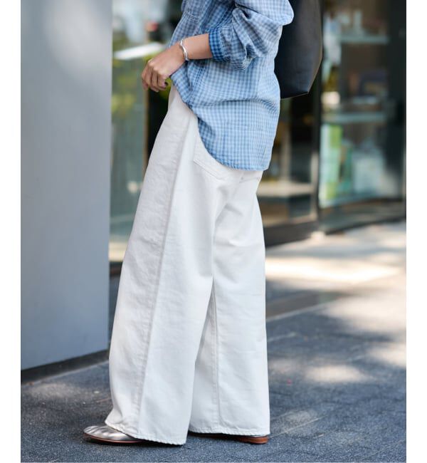 FRAMeWORK「ルーズストレートデニムパンツ」|デニム|