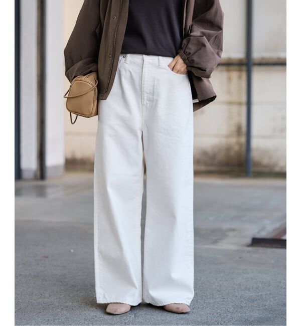 FRAMeWORK「ルーズストレートデニムパンツ」|デニム|