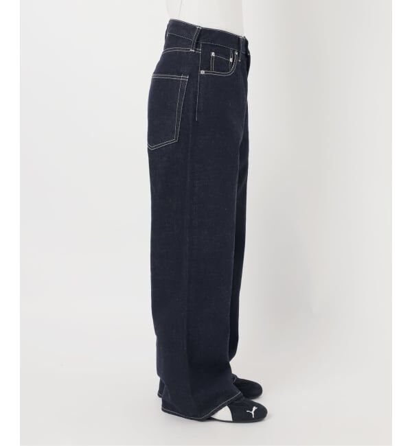 FRAMeWORK「ルーズストレートデニムパンツ」|デニム|