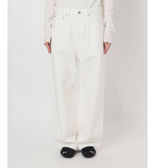 FRAMeWORK「ルーズストレートデニムパンツ」|デニム|